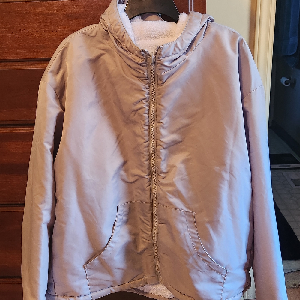 Fabletics Cozy Sherpa Hooded Jacket